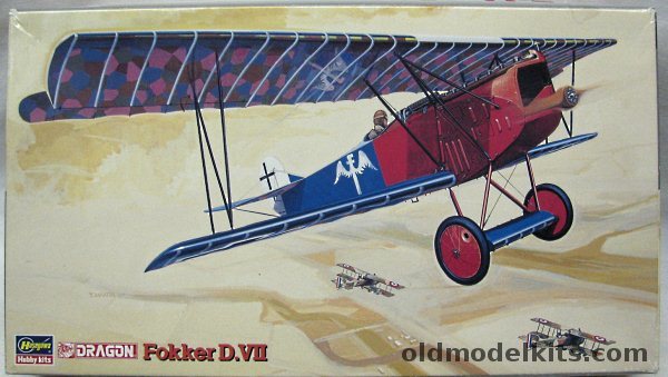 Hasegawa 1/48 Fokker DVII (D-VII) - JG.2, 52606 plastic model kit